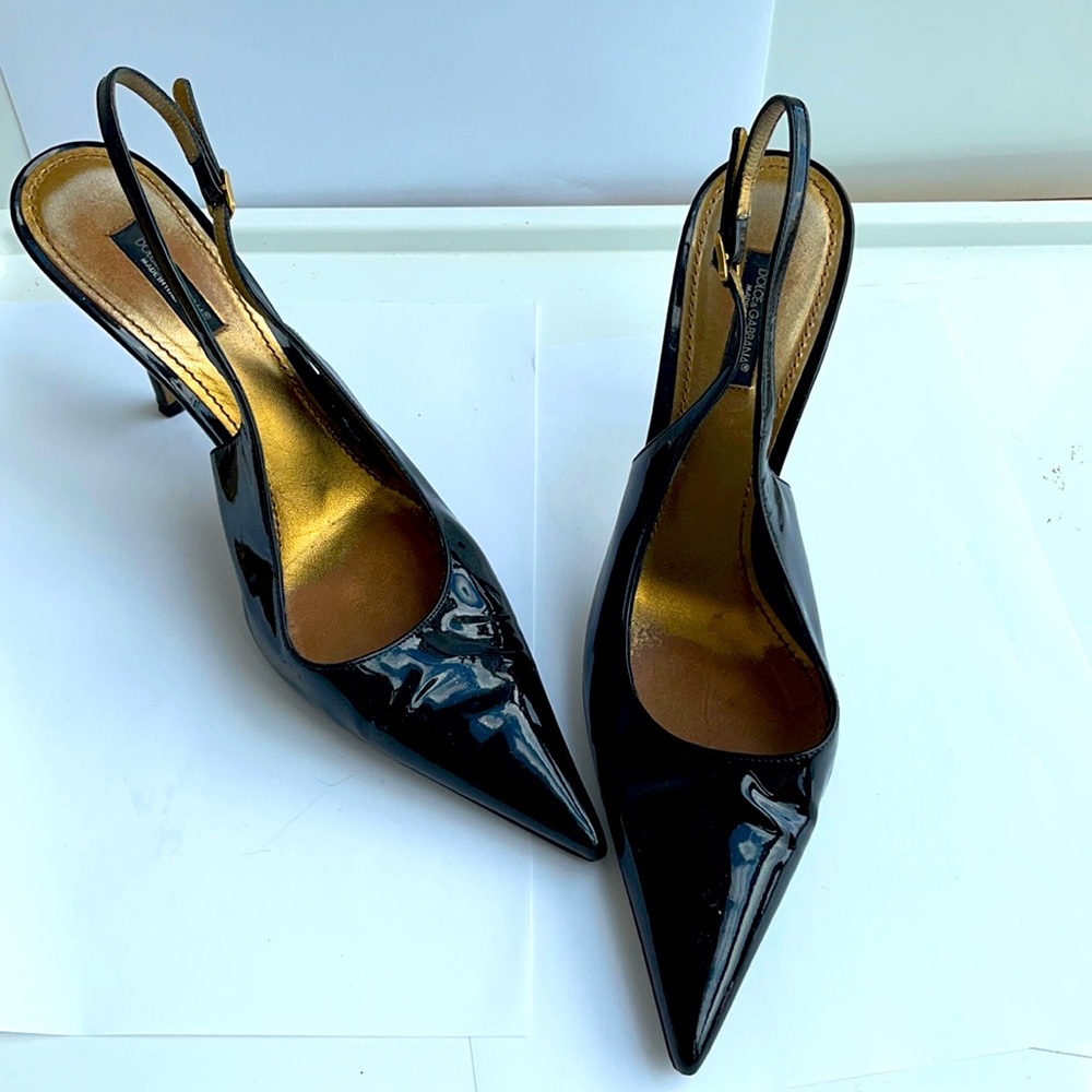 Dolce & Gabbana patent pumps